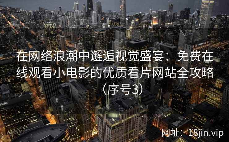 在网络浪潮中邂逅视觉盛宴：免费在线观看小电影的优质看片网站全攻略（序号3）  第1张