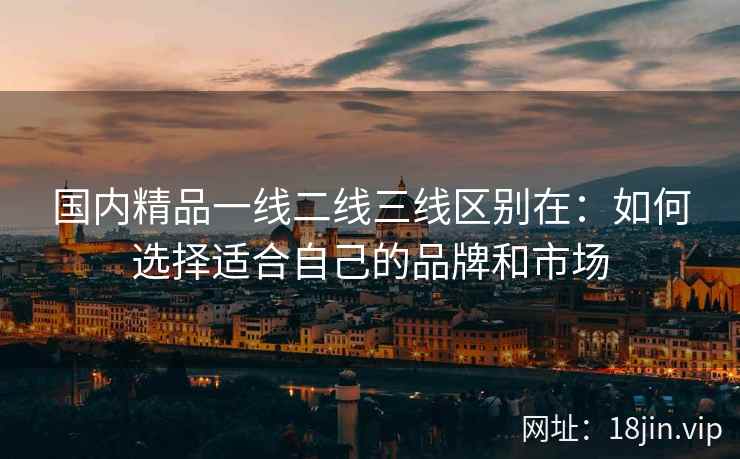 国内精品一线二线三线区别在：如何选择适合自己的品牌和市场  第1张