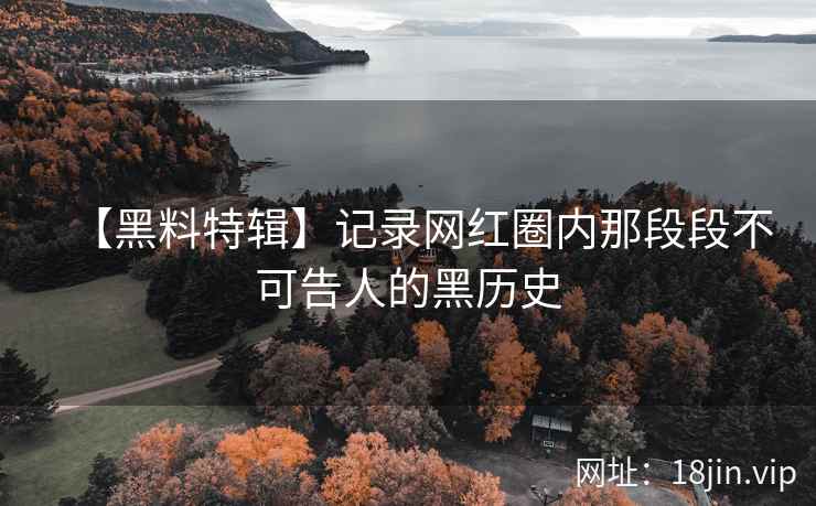 【黑料特辑】记录网红圈内那段段不可告人的黑历史  第2张