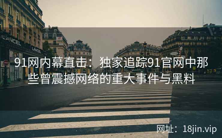 91网内幕直击：独家追踪91官网中那些曾震撼网络的重大事件与黑料  第2张