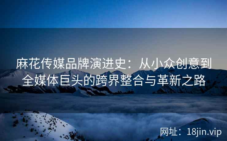 麻花传媒品牌演进史：从小众创意到全媒体巨头的跨界整合与革新之路